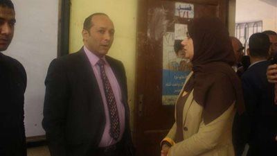 بالصور.. نائب محافظ القليوبية يتفقد اللجان الانتخابية بالمحافظة