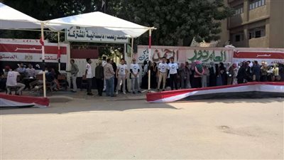 تواجد مكثف للناخبين بمدينة نصر للمشاركة في الاستفتاء على الدستور