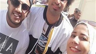 علي ربيع وأوس أوس يدليان بصوتيهما في الاستفتاء على التعديلات الدستورية