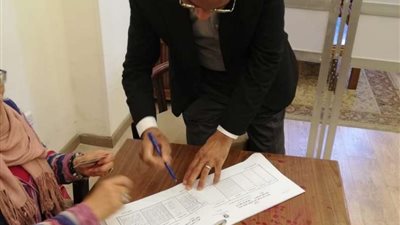 جمال علام يشارك في الاستفتاء على التعديلات الدستورية