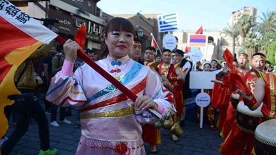 بالصور.. تفاصيل مهرجان الطبول  بشارع المعز