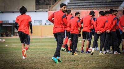 تقسيمة قوية للاعبي الأهلي في مران اليوم