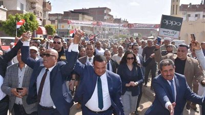 أجواء احتفالية في لجان الإسماعيلية خلال الاستفتاء على التعديلات الدستورية