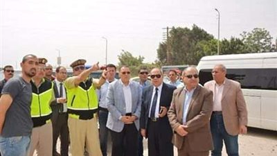 محافظ الشرقية يتفقد مشروع إنشاء كوبري شرويدة بمدينة الزقازيق