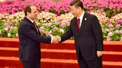 السيسي يلتقي بالرئيس البرتغالي ورئيس الاتحاد السويسرى بالصين