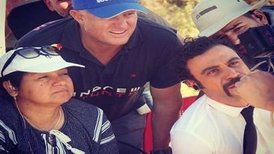 محمد إمام مع المدرب الأجنبي 