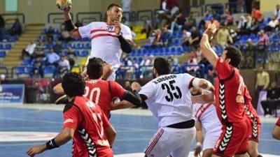 الزمالك بطلًا لدوري كرة اليد بالفوز على الأهلي