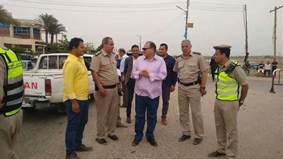 محافظ الفيوم يتفقد الخدمات الأمنية بالمحافظة خلال إحتفالات شم النسيم