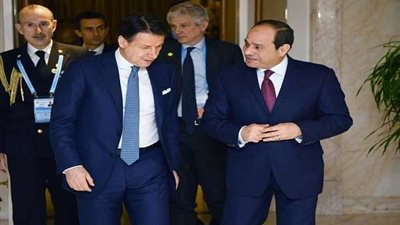 السيسي لرئيس وزراء إيطاليا نقدم الدعم الكامل للكشف عن ملابسات قضية 