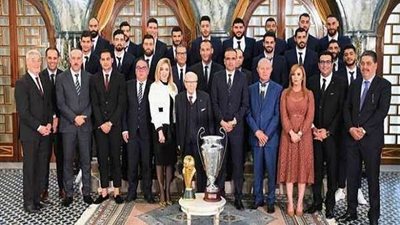رئيس تونس يُكرم النجم الساحلي بعد تتويجه بكأس زايد