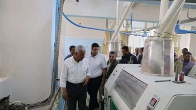 محافظ السويس يتفقد مطاحن شركة شرق الدلتا
