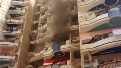 إخماد حريق نشب في وحدة سكنية بأبراج الروضة بالسويس
