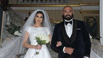 شاهد.. الصور الأولى من زفاف ياسمين صبري على أحمد صلاح حسني
