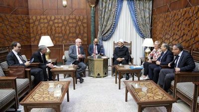 بالصور.. نائب ألمانى: حريصين على الاسترشاد بآراء شيخ الأزهر فى قضايا العالم