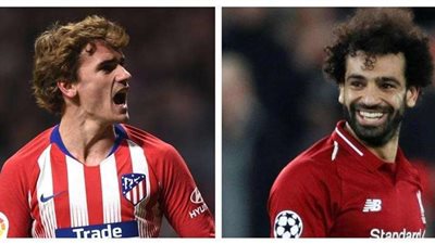 جريزمان يختار محمد صلاح ضمن البدلاء في تشكيل البلاي ستيشن