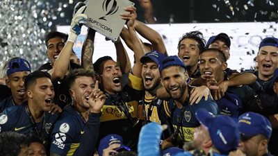 بوكا جونيورز يتوج بكأس السوبر الأرجنتيني للمرة الأولي في تاريخه