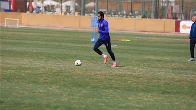 مروان محسن يشارك في تدريبات الأهلي