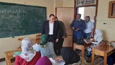 محافظ الشرقية يتفقد لجان إمتحانات الفصل الدراسي الثاني