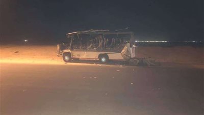 مصرع 4 عمال وإصابة 20 في حادث مروع بمدخل العاشر من رمضان