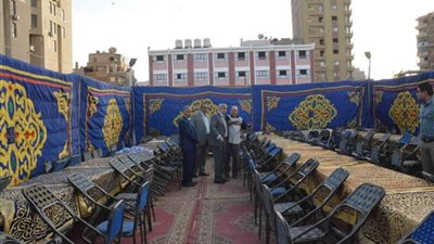 تتسع لـ 250 صائم يوميًا.. محافظ المنيا يتابع تجهيز 