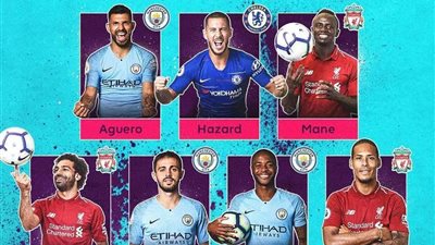 صلاح ينافس أجويرو وفان دايك علي لاعب الموسم في الدوري الإنجليزي