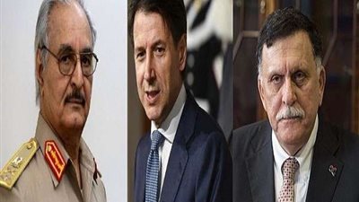 بعد لقائه السراج في روما.. رئيس الوزراء الإيطالي يسعى للقاء المشير حفتر