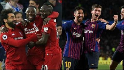 ليفربول يتقدم على برشلونة بهدف في الشوط الأول