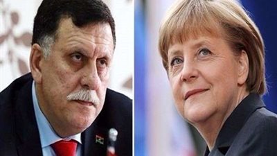 ميركل تستقبل السراج لبحث الأوضاع في ليبيا