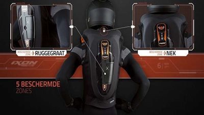 شركة فرنسية تصنع بدلة ذكية تحمى قائد الدراجة النارية عند الصدمات