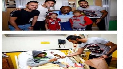 في لفتة إنسانية.. لاعبو الزمالك في زيارة لمستشفي 57357