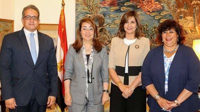 وزراء الثقافة والهجرة والتضامن يضعون الخطة الأولية للاحتفال بحضارة مصر