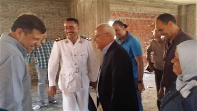 محافظ بورسعيد يتفقد المبنى الجديد للمرور وأعمال إنشاء الكورنيش الجنوبي