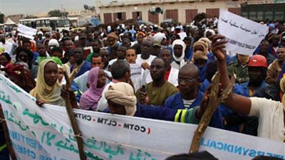 مظاهرة لأطباء موريتانيا لعدم وفاء الحكومة بالتزاماتها