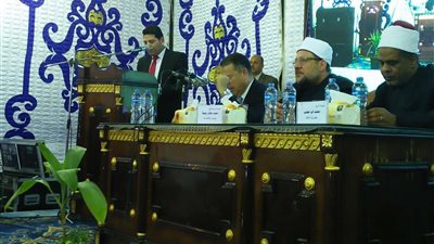 وزير الأوقاف يشارك محافظ بني سويف افتتاح الملتقى الفكري الأول