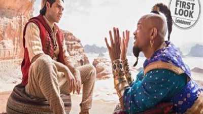 بالفيديو.. ويل سميث برفقة مينا مسعود ونعومي سكوت في 