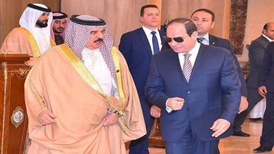 بالصور.. السيسي يودّع ملك البحرين في ختام زيارته للقاهرة