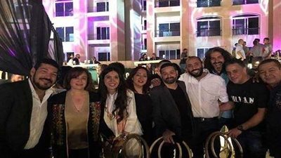 بالصور.. الفيشاوي وإلهام شاهين وبيومي فؤاد يلتقون في حفل سحور