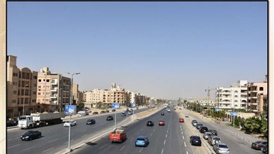 تشغيل تجريبي لمحور محمد نجيب بعد تطويره بالقاهرة الجديدة