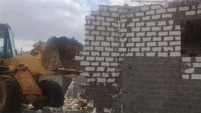 إزالة ١١٠ حالة تعدي على الأراضي الزراعية وأملاك الدولة بالبحيرة