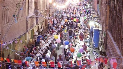 بالصور.. مائدة المطرية تسع من الحبايب ألف