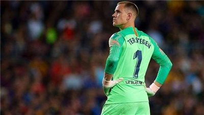 بسبب الإصابة.. تير شتيجن يغيب عن نهائي كأس ملك إسبانيا