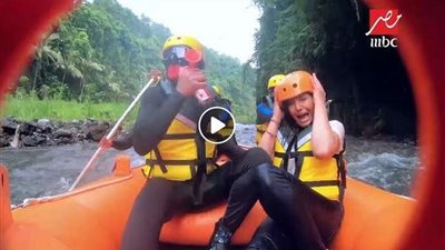 شاهد بدون إعلانات.. حلا شيحة أبرز ضحايا رامز في الشلال