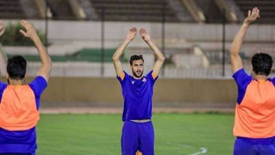 علي لطفي ينتظم في مران الأهلي الجماعي