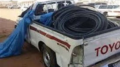 القبض على تشكيل عصابي لسرقتهم 3 طن حديد من موقع تابع للإسكان بمدينة بدر