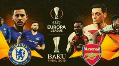 موعد مباراة أرسنال وتشيلسي في نهائي الدوري الأوروبي والقنوات الناقلة