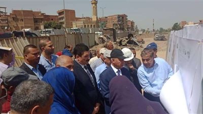 وزير النقل يتفقد طريق «بنها - المنصورة»