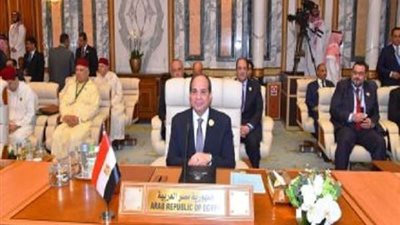 السيسى يصل قصر الصفا للمشاركة فى القمة الإسلامية بمكة المكرمة