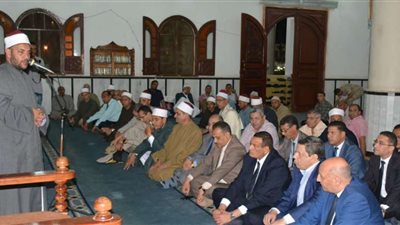 محافظ البحيرة ومدير الأمن يشهدان الاحتفال بليلة القدر بدمنهور