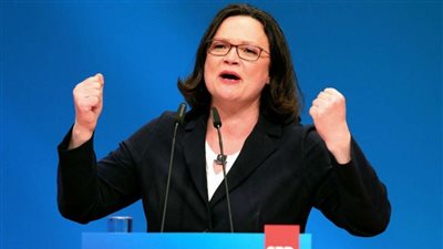 أندريا ناليس تعلن عزمها الاستقالة من منصبها