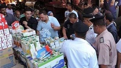 ضبط نصف طن ملح و200 زجاجة مشروبات غازية غير صالحة للاستهلاك الآدمى